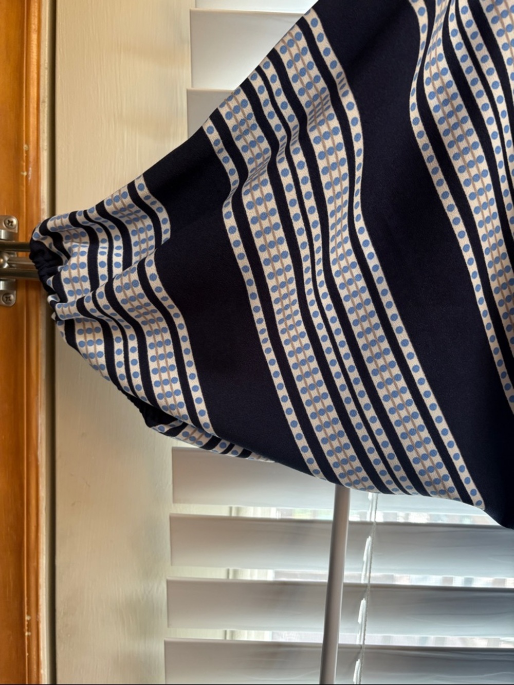Taylor Navy and White Striped Maxi Dress - Picture 3 of 5